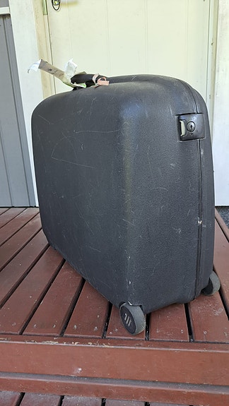 Samsonite kova matkalaukku pyörillä
