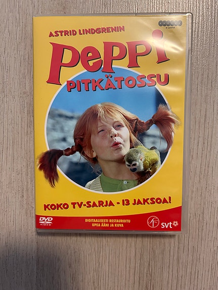 Peppi Pitkätossu koko tv-sarja DVD