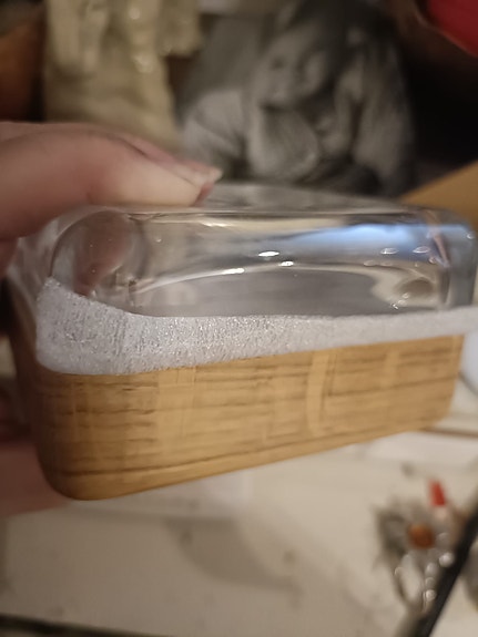 Iittala Vitrini lasirasia kirkas-tammi