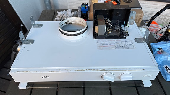 Vallox X-Line PTXP säädinkupu 50 cm, valkoinen
