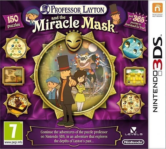 Professor Layton and the Miracle Mask 3DS (Käytetty)