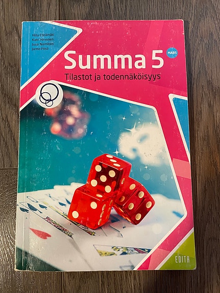 Edita Summa 5 matematiikan oppikirja tilastot ja todennäköisyys