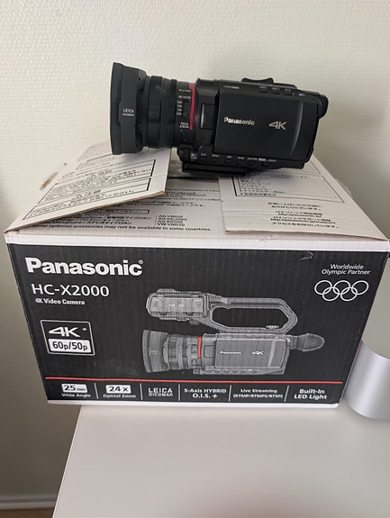 Panasonic HC-X2000 4K videokamera