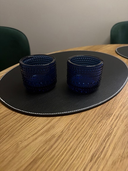Iittala Kastehelmi tuikkukupit sininen
