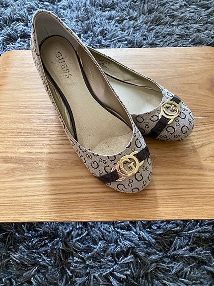 Guess ballerinat koko 38,5 beige kuviollinen kangas