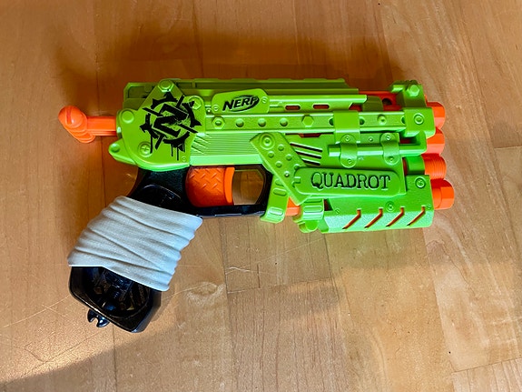 Nerf Quadrot leikkipyssy vihreä