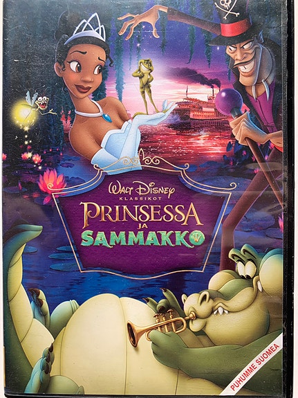 Prinsessa ja sammakko DVD