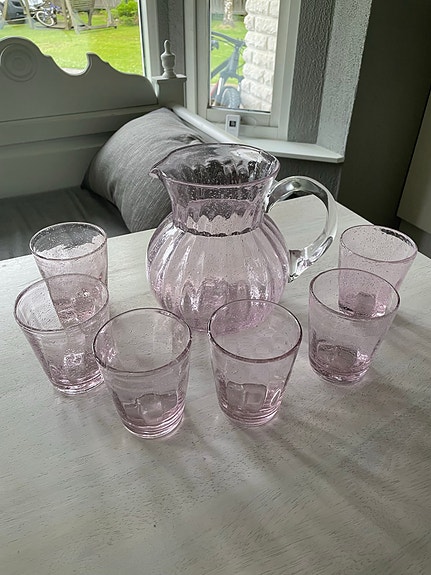 Pentik Linda sarjan kannu ja 6 lasia