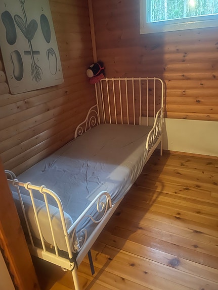 IKEA MINNEN valkoinen metallinen lastensänky 2 kpl