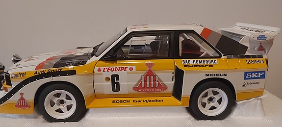 AUTOart 1:18 Audi Quattro S1 Monte Carlo 1986