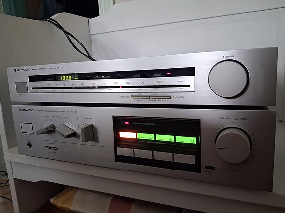 Kenwood viritin ja vahvistin