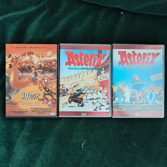 Asterix DVD-elokuvat 3 kpl