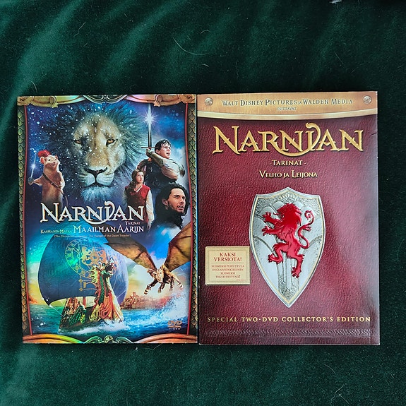 Narnia DVD-elokuvat 2 kpl