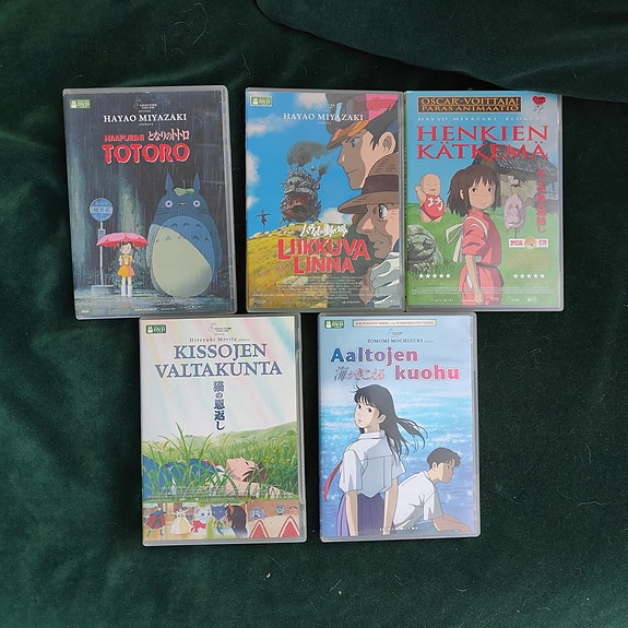 Studio Ghibli DVD-paketti (5 elokuvaa)