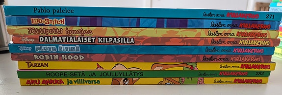 Lasten Oma Kirjakerho 9kirjaa yht 2€