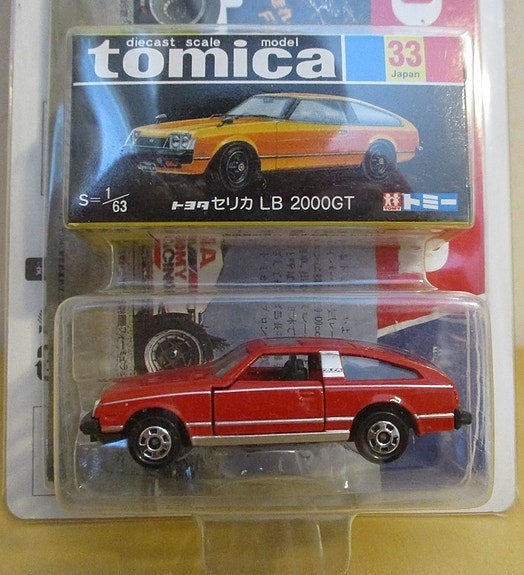 Toyota Celica Liftback 2000 GT Red 1978 Tomica 1:63 harvinainen juhlapakkaus