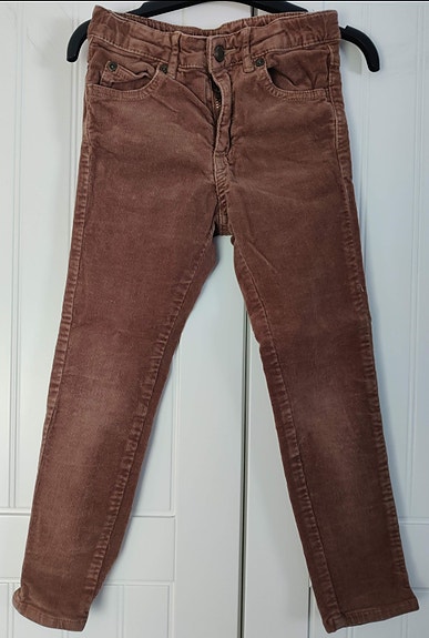 H&M vakosamettihousut 116