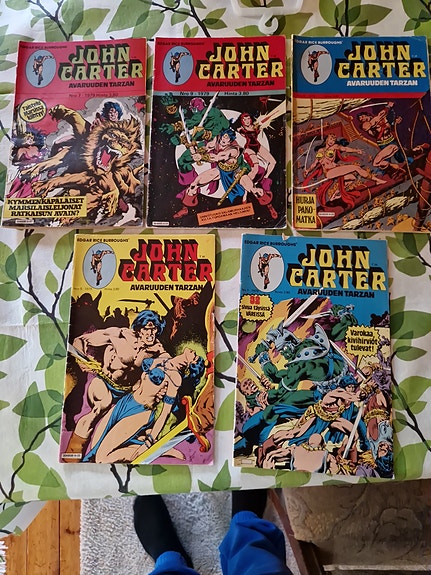 John Carter -sarjakuvalehdet, 5 kpl