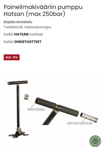 Hatsan pumppu AT44   BT65