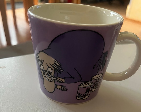 Arabia Muumi-muki violetti Hemuli