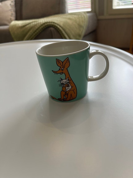 Arabia Muumi Nipsu muki vihreä