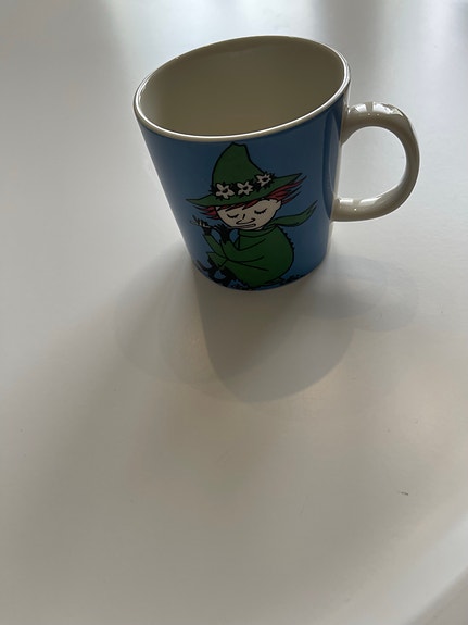 Arabia Muumi muki Nuuskamuikkunen sininen