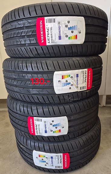 225/50R17 Vredestein Ultrac+ 98Y XL uudet