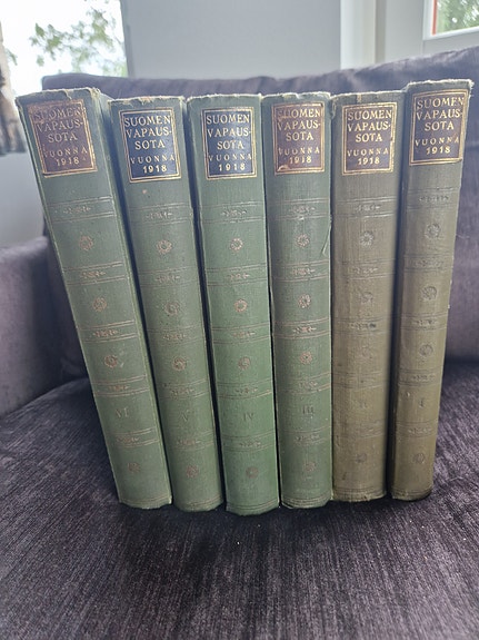 Suomen vapaussota 1918 -kirjasarja, 6 osaa