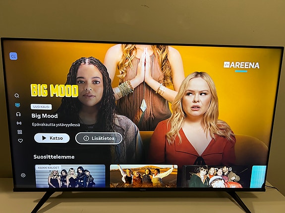 Hisense 55” 4K HDR 10+ Smart TV.