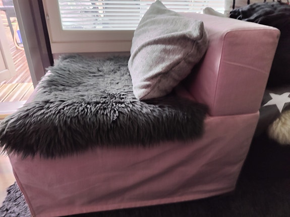 Ikea Kungshamn 1-istuttava sohva, vaaleanpunainen