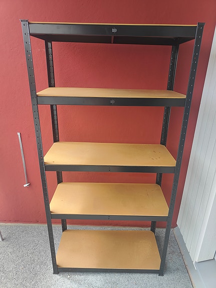 Metallinen hyllykkö 5 tasoa