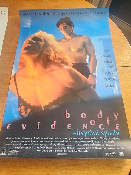 Madonna Body of Evidence elokuvajuliste