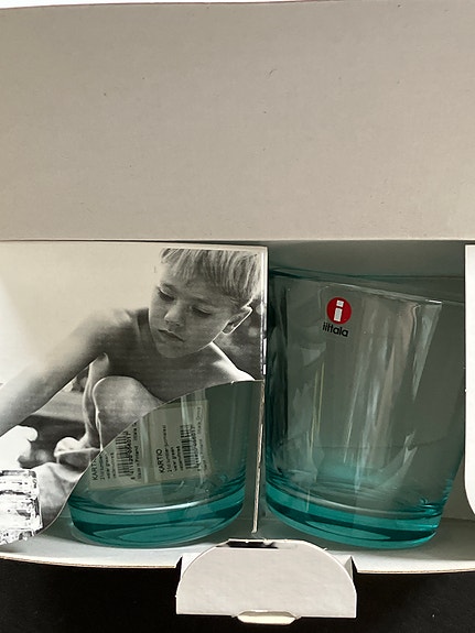 Iittala Kartio juomalasit 21 cl vedenvihreä 2 kpl