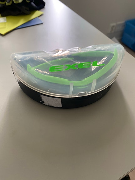 Exel JR Green salibandy suojalasit vihreä