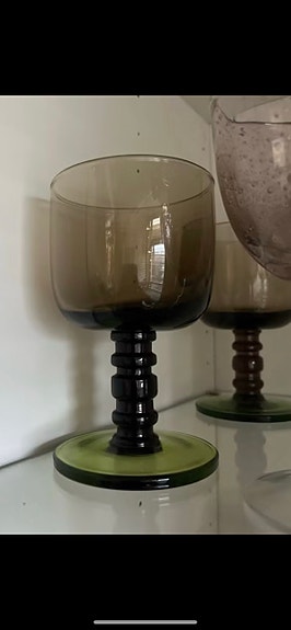 Marimekko sukat makkaralla viinilasit 2kpl