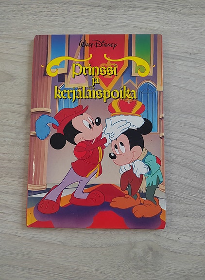 Disney Prinssi ja Kerjäläispoika Kirja