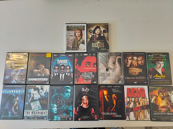 DVD-elokuvapaketti rikos ja jännitys