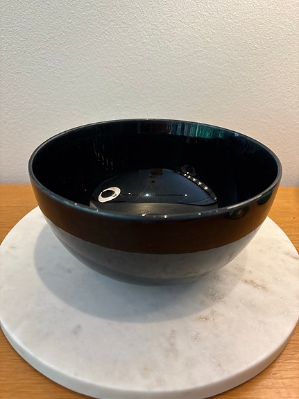 Iittala musta Teema tarjoilukulho H 19cm