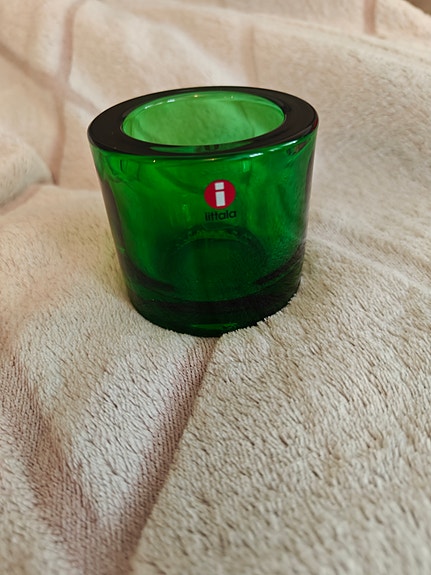Iittala Kivi tuikkukippo vihreä