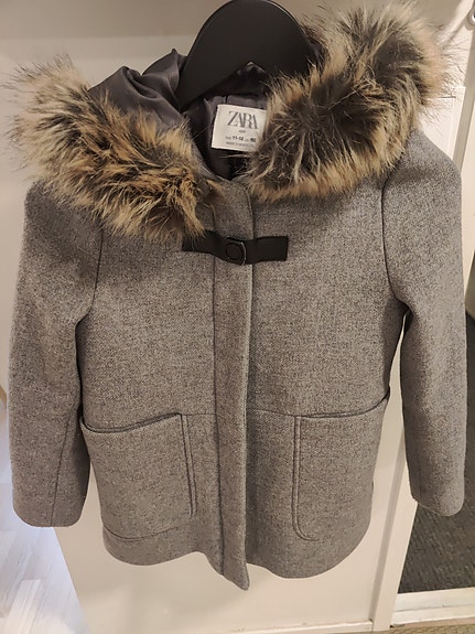 Zara harmaa villakangastakki