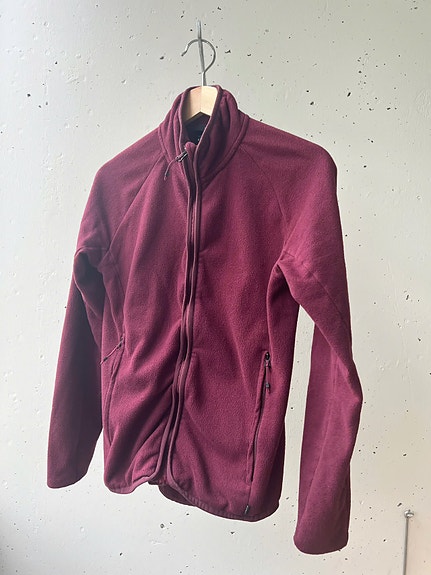 Everest naisten fleece takki viininpunainen XS