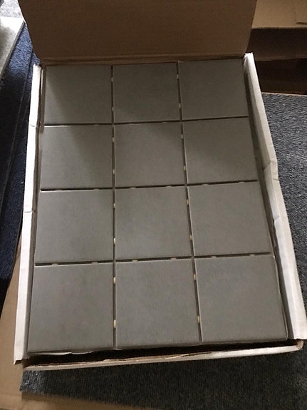 Hitit Seramik Minimal Grey laatat 10x10 harmaa