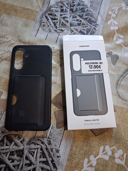 Samsung Galaxy A33 5G korttikotelo kuori musta
