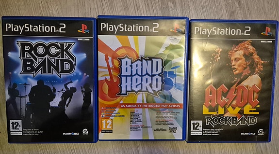 Ps2 Rock Band pelit