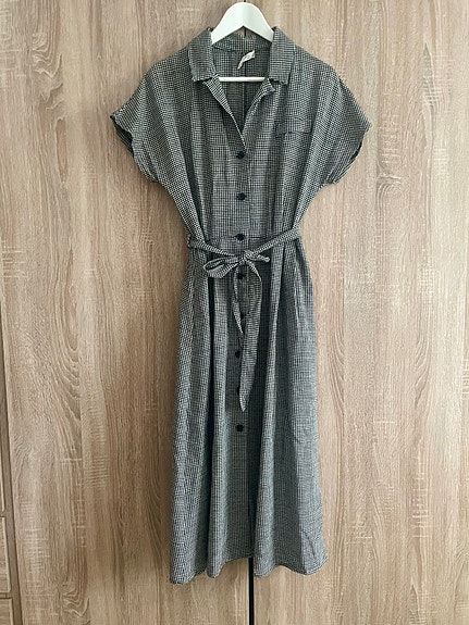 Mango ruudullinen mekko XS/S