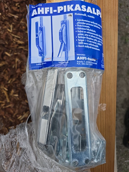 AHFI-pikasalpa pintamalli matala 2600 mm