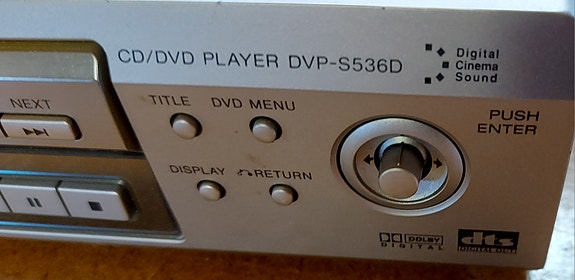 Sony DVP-S536D DVD/CD-soitin