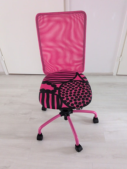 IKEA lasten tuoli pyörillä, pinkki