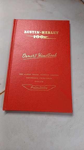 Austin Healey owners handbook