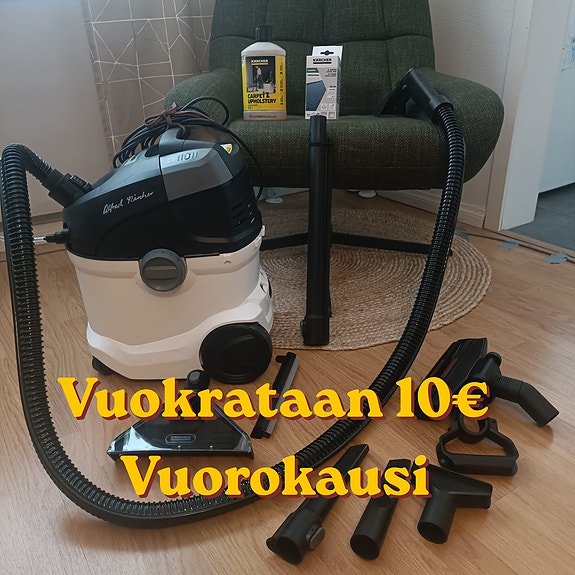 Tekstiilipesuri edullinen,tehokas, kärcher se 6 signature